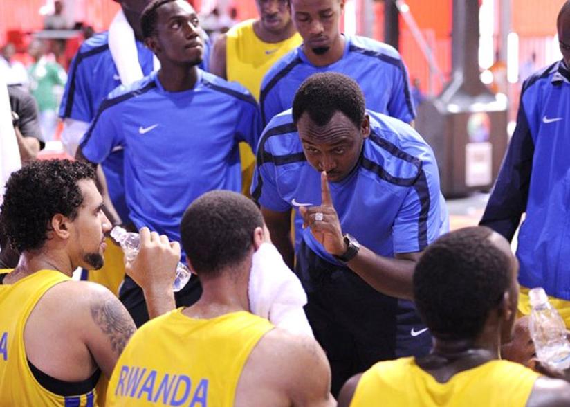 Head coach Moise Mutokambali could not guide Rwanda to a fifth Afrobasket final. Rwanda finished third in the Zone V qualifiers in Kampala. (Courtesy)