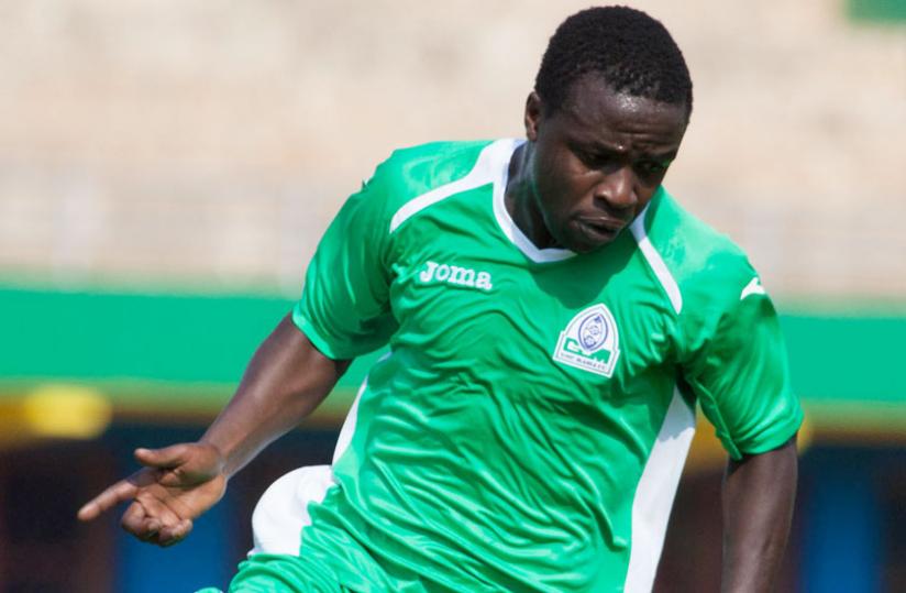Kenyan international Collins Okoth, seen here playing for Gor Mahia during the Cecafa Kagame Cup tournament in Kigali mid this year. Kenya is bidding to host Afcon 2017. (T. Kisambira)