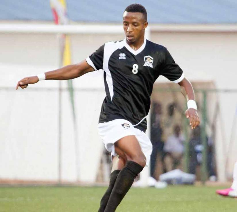 Emery Bayisenge, despite his young age, is a key member for APR and Amavubi. (Timothy Kisambira)