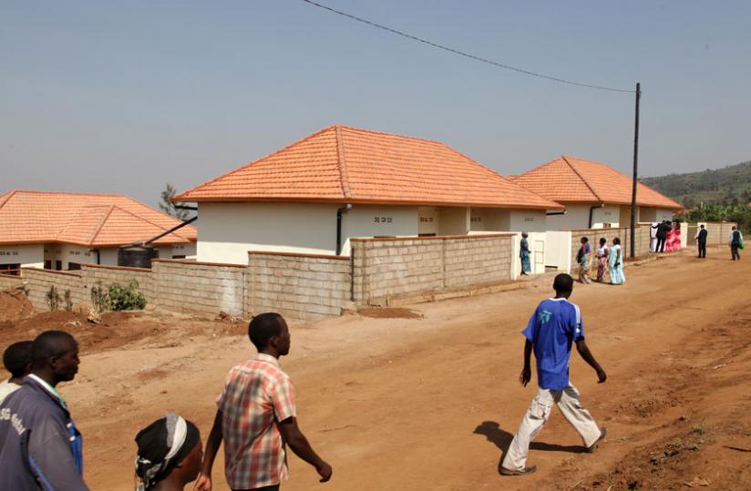 A planned  village in Mageragere, Nyarugenge District. There is need to match the rapid population growth with affordable housing. (John Mbanda)