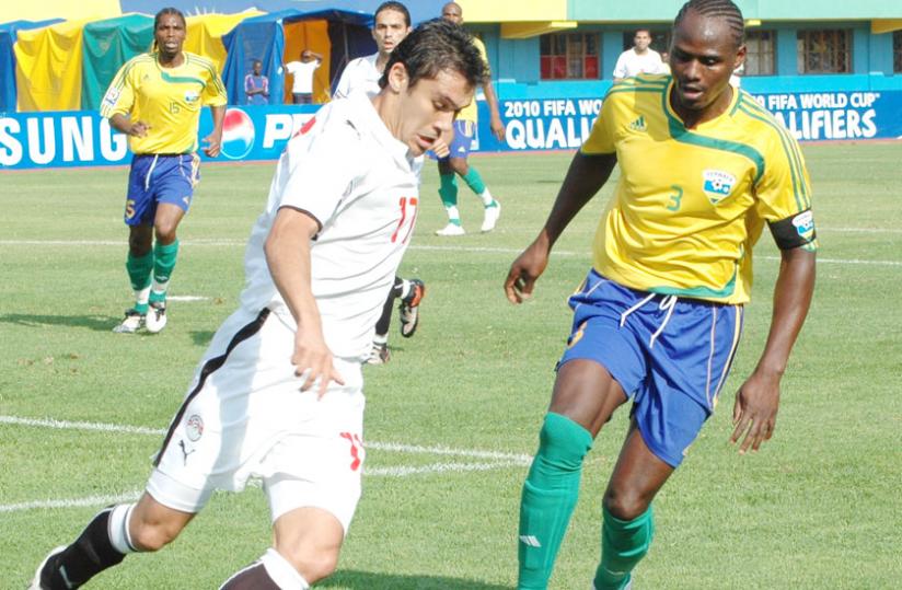 Espoiru00e2u20acu2122s Hamadi Ndikumana (R) captained Amavubi between 2006 and 2010. (File)