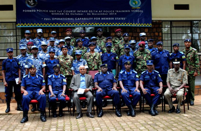 Trainees in a group photo with officials yesterday. (Courtesy)
