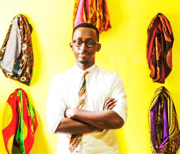 Matthew loves to be formal, but colourful. (Andrew Esiebo)
