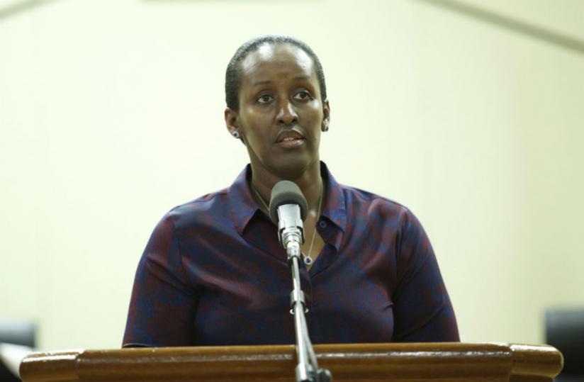 First Lady Mrs Jeannette Kagame opens human trafficking meeting in Parliament- Kigali (Village Urugwiro)