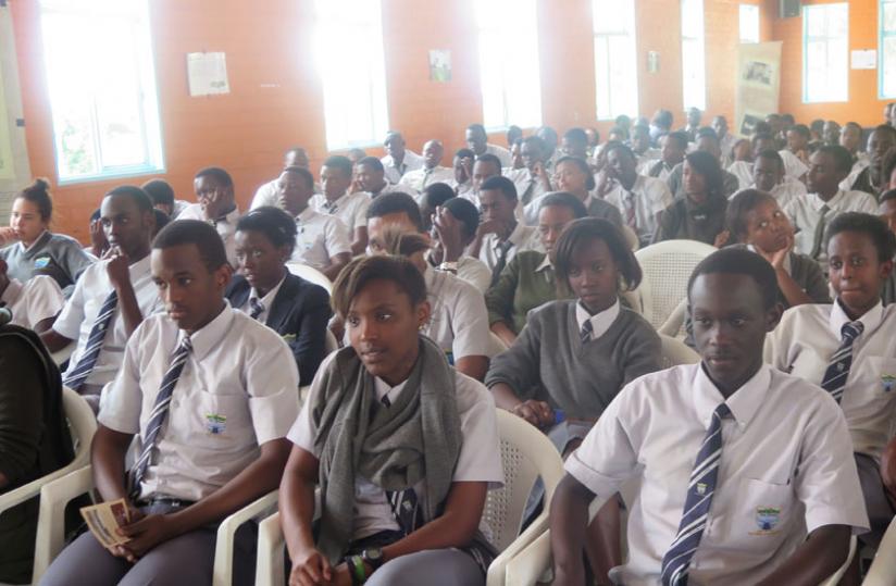 Students of Riviera High School listening to a teacher recently. (Solomon Asaba)