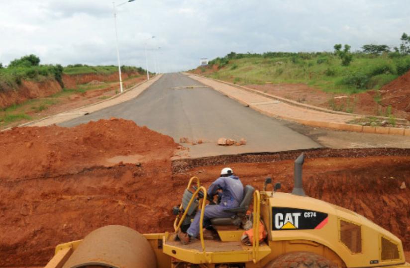 A road under construction in Gasabo District in 2010. (File)