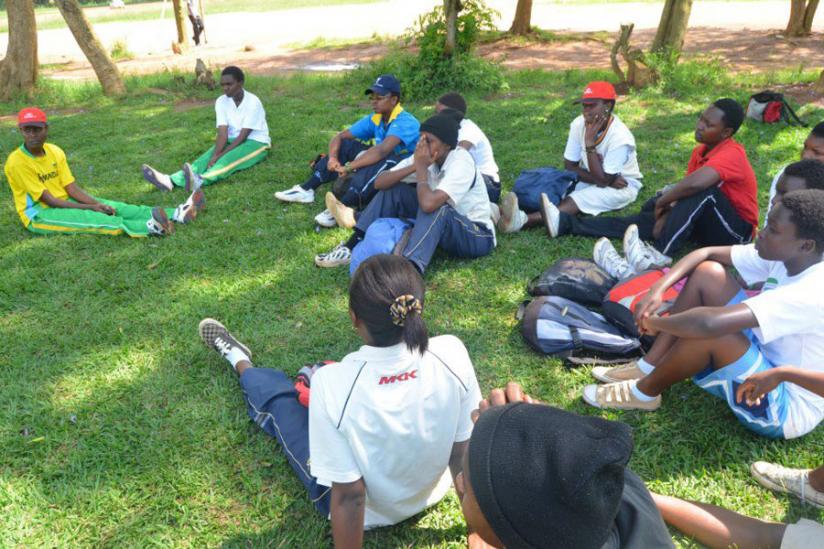 The National Cricket Women team, seen here after a training session, will need to put in an impressive performance to beat  a determined Tanzania team that is keen not to lose on home turf. (Courtesy)