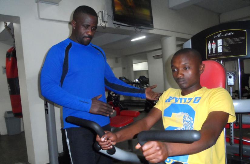 Buregeya at work. (Moses Opobo)