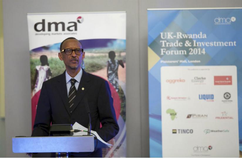 President Paul Kagame addressed more than 400 business leaders at the Rwanda-UK Business Forum in London (Urugwiro Village)