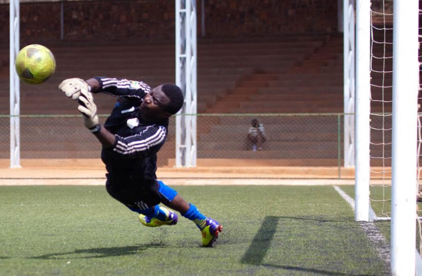 Ndoli got injured while playing for Amavubi against Congo Brazzaville on July 20. (Timothy Kisambira)