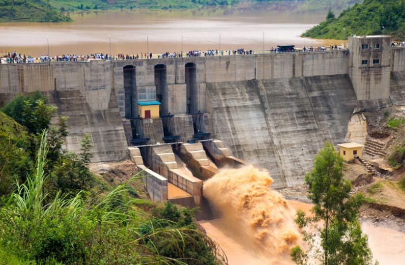 Nyabarongo hydro-power plant. The dam was partly financed using funds from the Eurobond. (File)