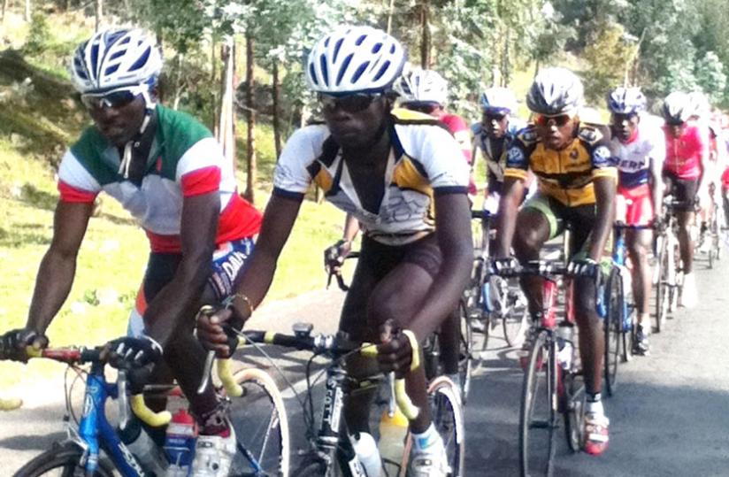 Team Rwanda riders train in Musanze ahead of the prestigious Tour du Rwanda. (Courtesy)