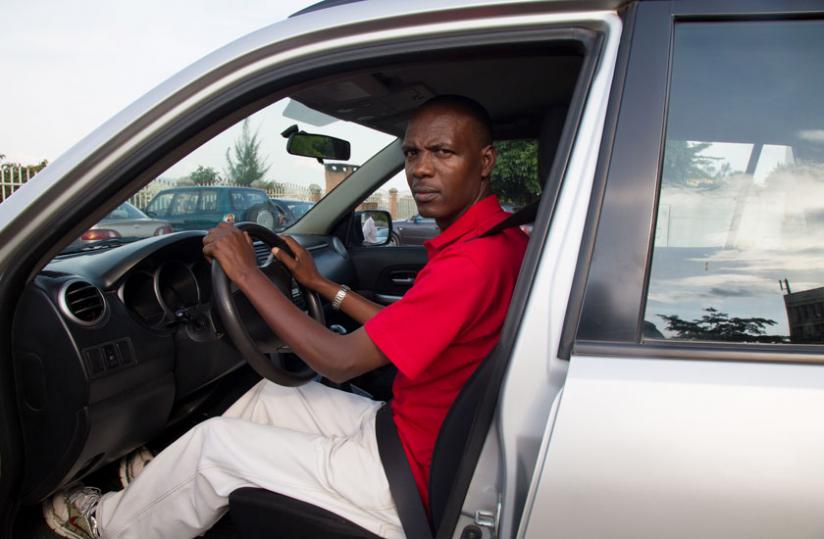 Rusagara has been a driver for many years but gone ahead to pursue his dream. His love for education has finally paid off. (Timothy Kisambira)