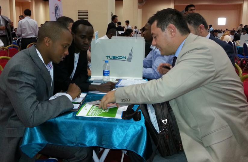 Rwandan businesses at last yearu00e2u20acu2122s forum in Turkey. (Courtesy)