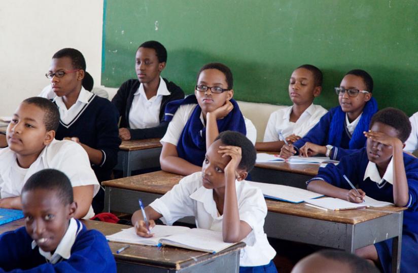 Students attend class at IFAK School in Kigali earlier this year. (File)