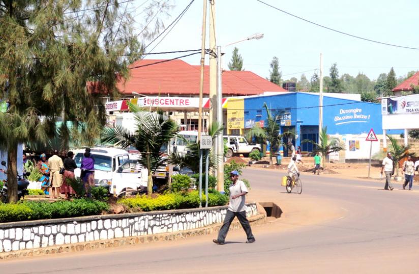 Kayonza town. Residents in the district who were due for compensation have complained that the district is playing blase, while authorities cite a mess in the paperwork.(Stephen Rwembeho)