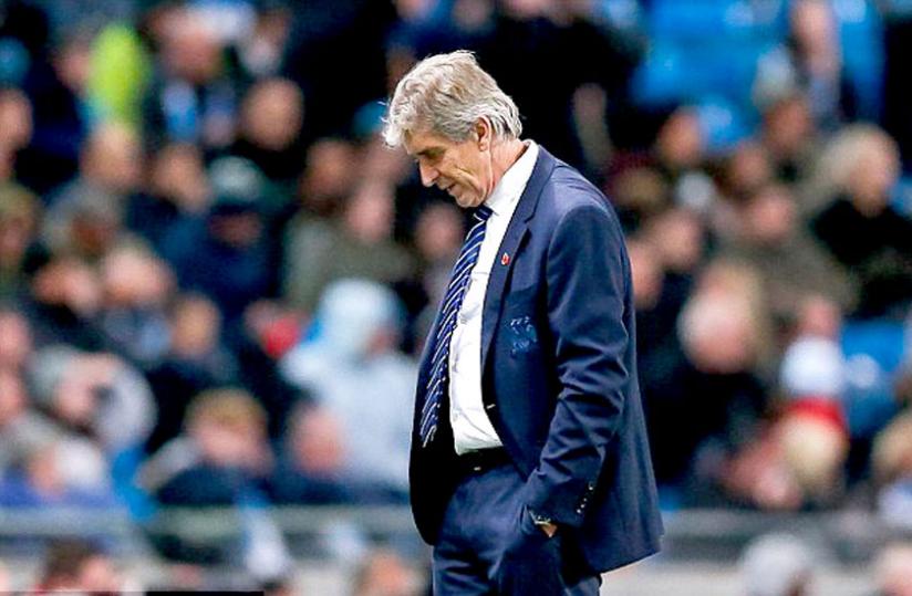 City manager Manuel Pellegrini is under pressure having failed to win any of the last three games. (Net photo)