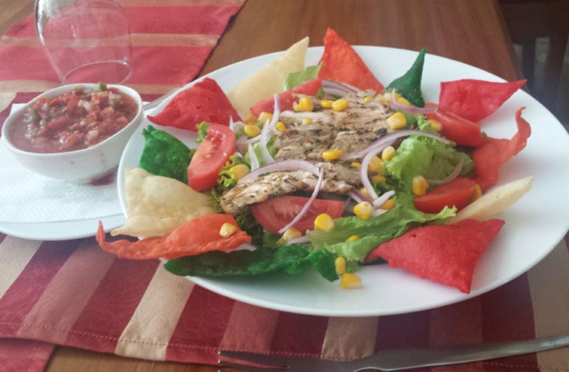 The salad can be served as a main course as it is filling.(Patrick Buchana)