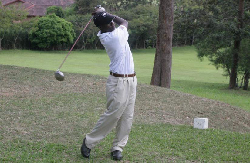 Golfer Emmanuel Rutayisire will lead Rwanda's charge at the Entebbe Golf Open that tees off today. (File)