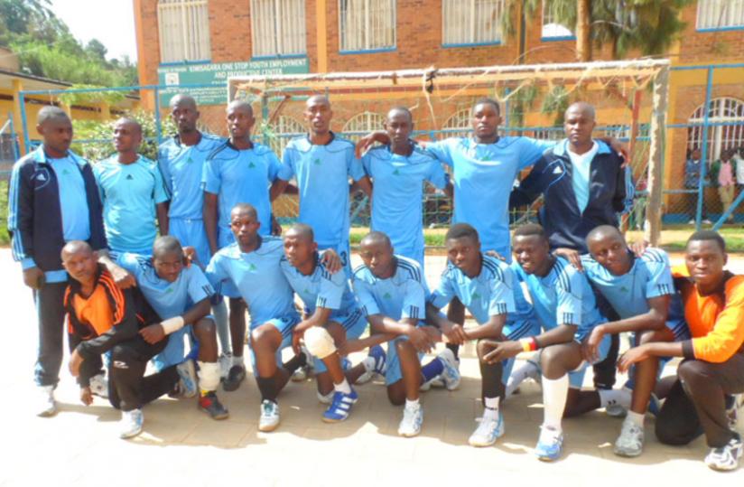Police squad that won both league and Carre d'AS tourney this season. (Jean Claude Kubwimana)