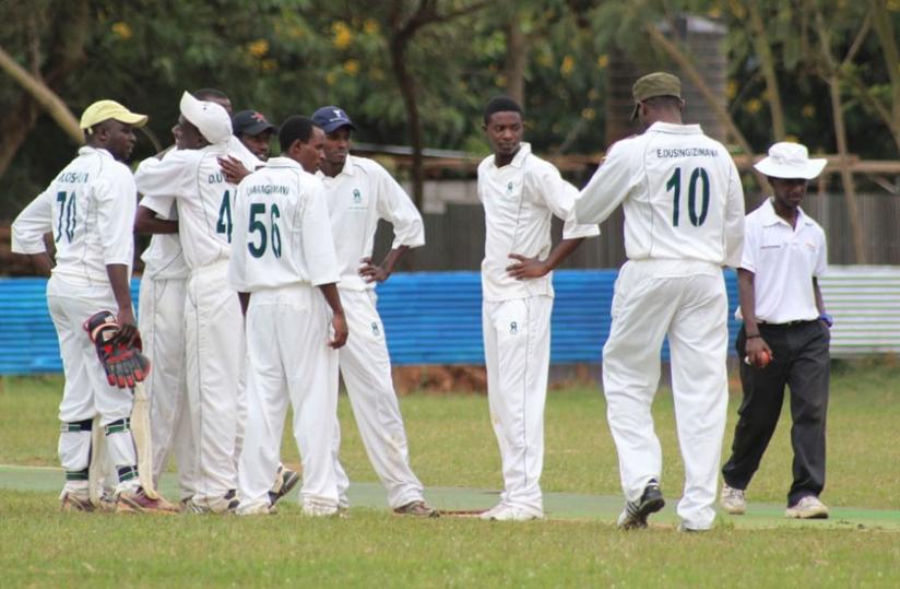 Joshua Mwanja, far left, played a key role as Right Guards beat Telugu on Sunday.
