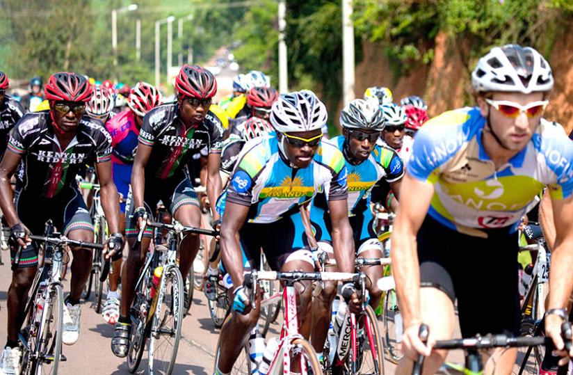 Riders during the last Tour du Rwanda edition. Elite cyclists will take part in the Tour du Rwanda that starts on Sunday. (File)
