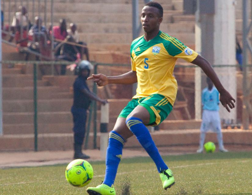 Defender Emery Bayisenge is one of the players that Constatine will rely on for next year's CHAN championship. (T. Kisambira)