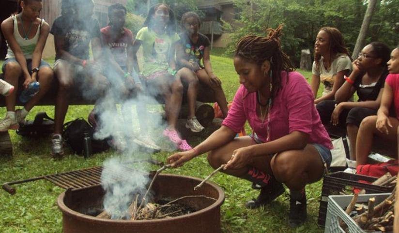 Students at a youth camp. Youth have a chance to have meaningful fun during holiday camps.(Internet photo)