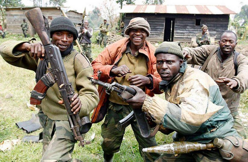 FDLR fighters in DRC. The militia, according to the new report, continues to regroup in total disregard of the deadline for its surrender. (Net photo)