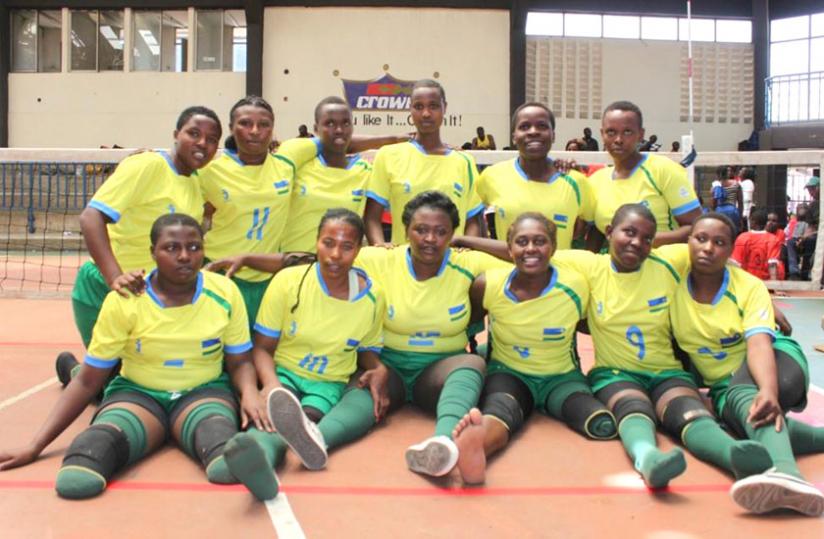 Rwanda women's sitting volleyball team. (File)
