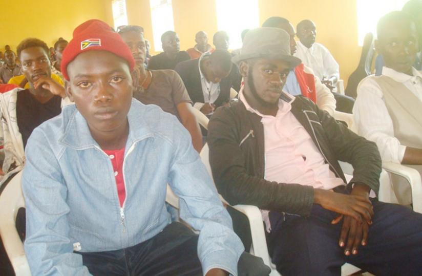 Across section of upcoming artistes who auditioned for the RUTA awards. (Arnold Agaba)