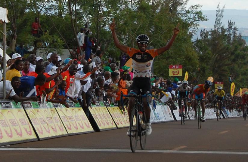 Africa's top cyclist Mekseb Debesay has tipped local riders to shine on the Continent. (Courtesy)
