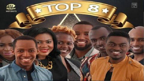 L-R: Sipe, Idris, M'am Bea, Butterphly, Nhlankla, Macky2, Tayo and JJ have reached the final week of Big Brother Africa reality show. (Courtesy) 