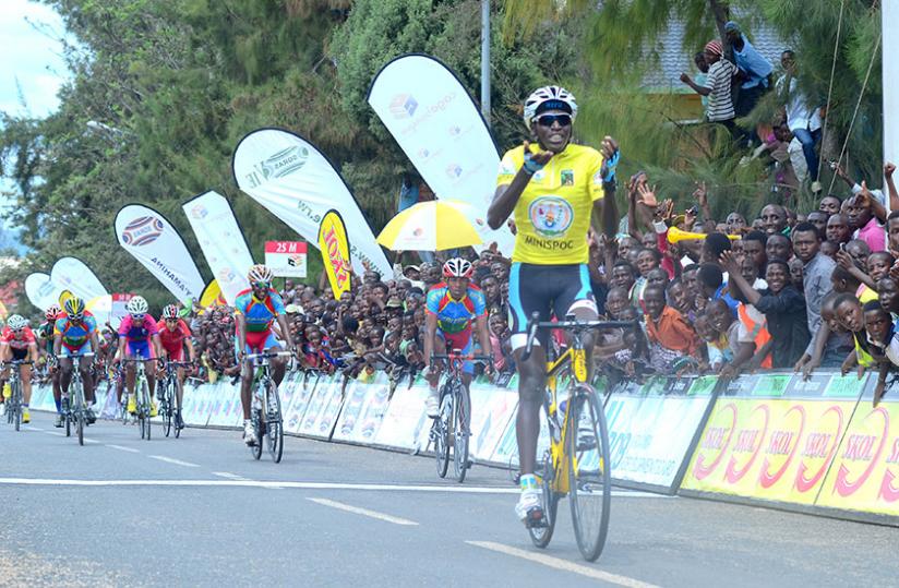 Valens Ndayisenge's triumph in the Tour du Rwanda has seen him rise to 6th position in Africa.(Peter Kamasa)