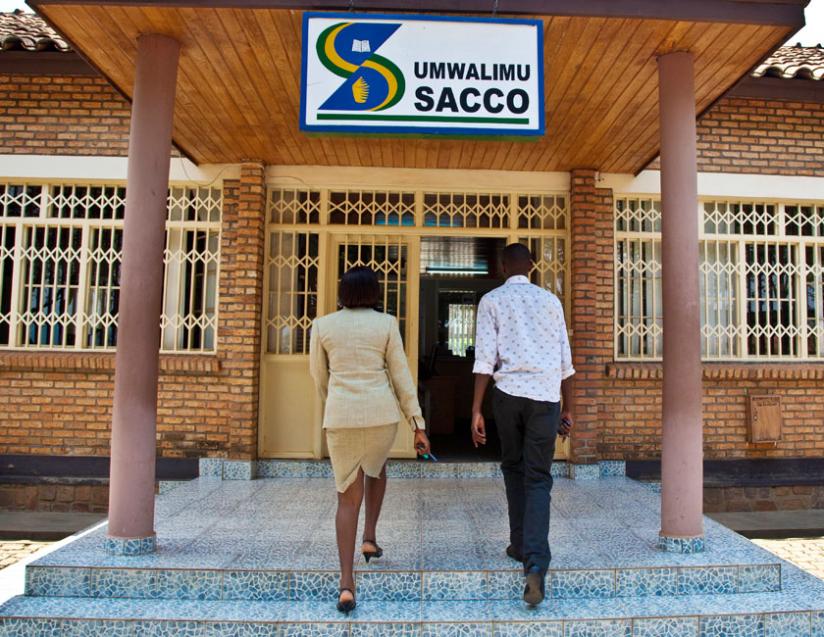 The headquarters of  Umwalimu Sacco in Remera. (File)