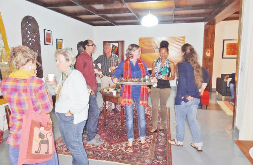 Guests are treated to snacks and drinks at Zenora Wellness Centre in Kimihurura.