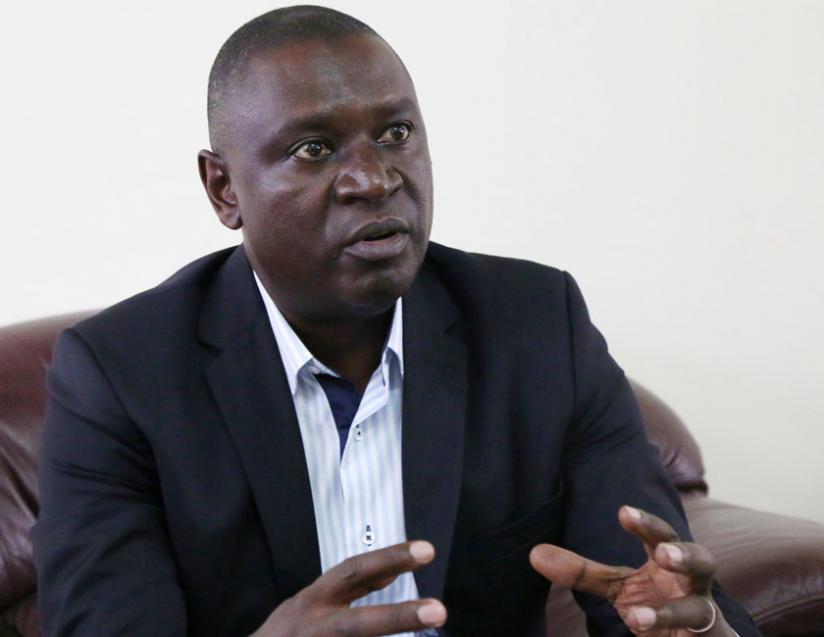 Gasamagera during the interview. (Timothy Kisambira)