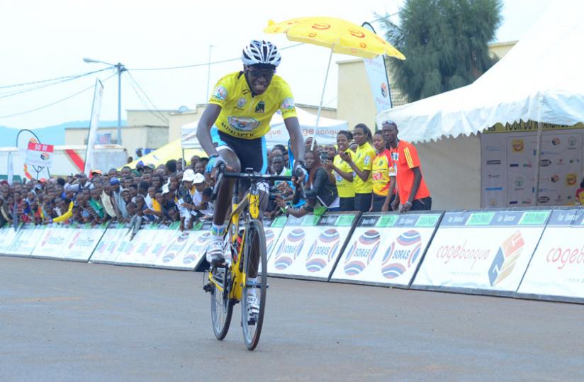 Ndayisenga pedals his way to 2014 Tour du Rwanda victory. (File)