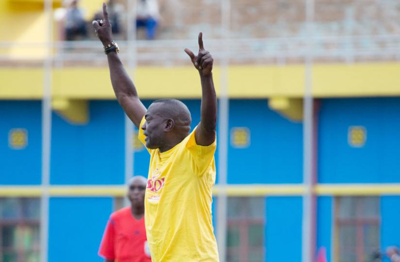 Under Pressure: Rayon Sports coach Andy Mfutila is yet to get a win since joining the Blues last month. (Timothy Kisambira)