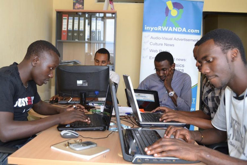 Inyarwanda team at work. (Moses Opobo)