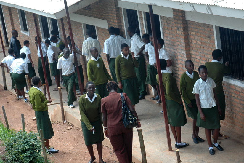 A secondary school in Kigali. School heads have expressed the need for teachers in charge of discipline. (File)