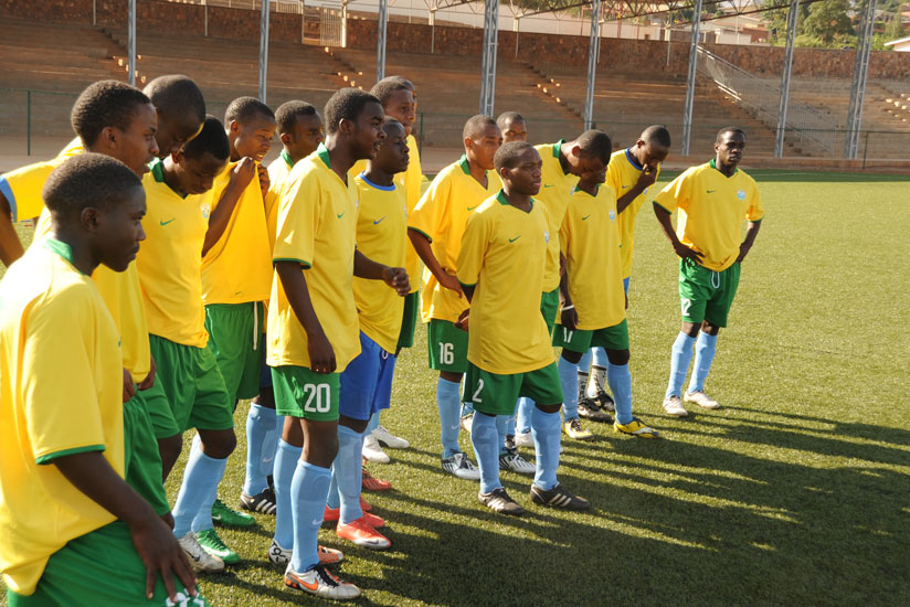 Rwanda U-17 team that took part in the World Club championship in 2011. (File)