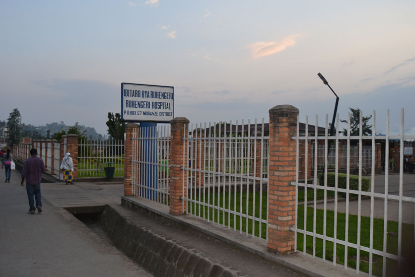 An outside view of Ruhengeri Hospital.  rn(Jean du2019Amour Mbonyinshuti)