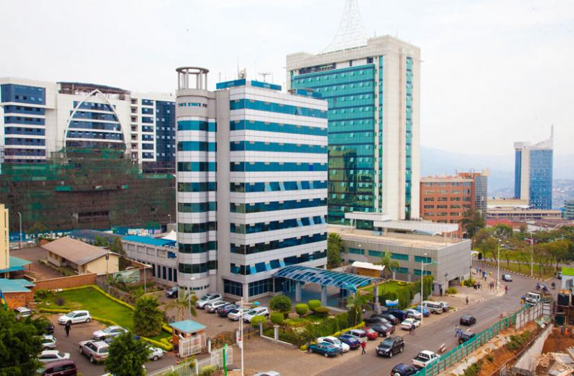 New multi-storied complexes are coming up in downtown Kigali. (Timothy kisambira)