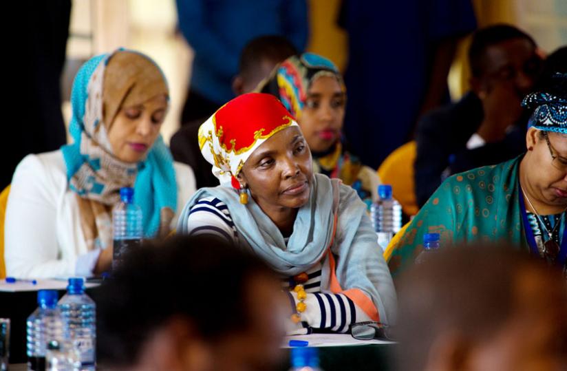 Some of the participants attending the Somali Diaspora Conference in Kigali yesterday. (Timothy Kisambira)