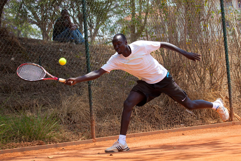 Tennis player Jean Claude Gasigwa died suddenly while training. Athletes have been urged to have regular medical check-ups. (File)