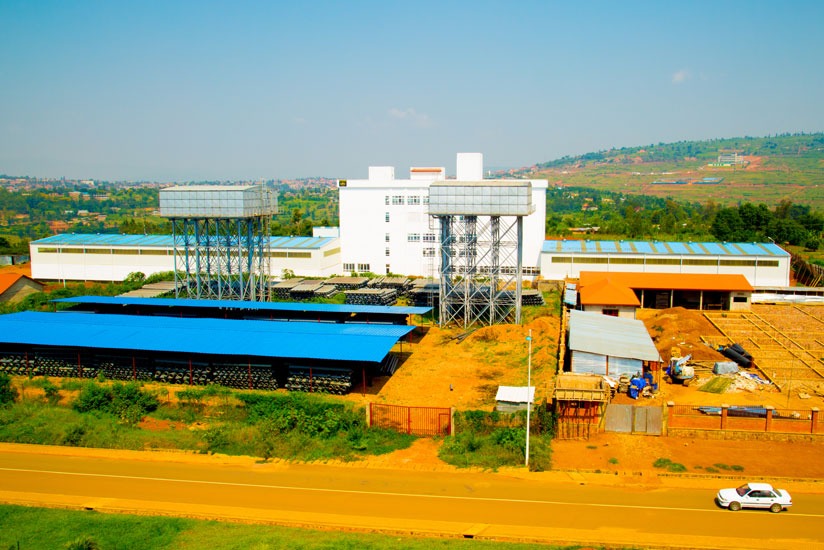 Mikoani factory under construction at Special Economic Zone. (Timothy Kisambira)