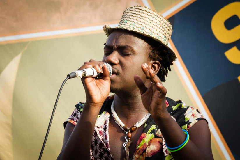 Mani Martin performs at a previous event in Kigali. (File)