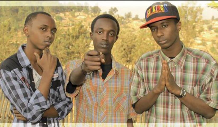 The Skank Nation crew,(L-R): Prime, White Monkey and Fame. (Net photo)