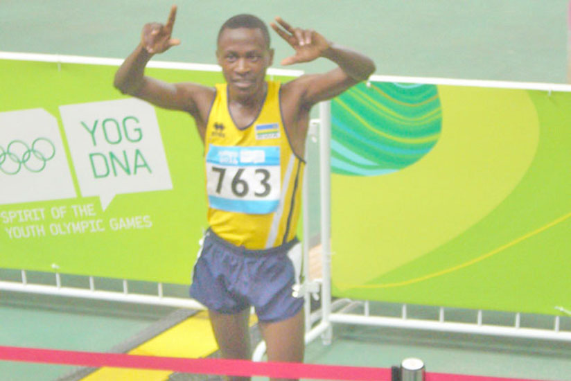 James Sugira during last year's Youth Olympic Games in Nanjing, China.( File)